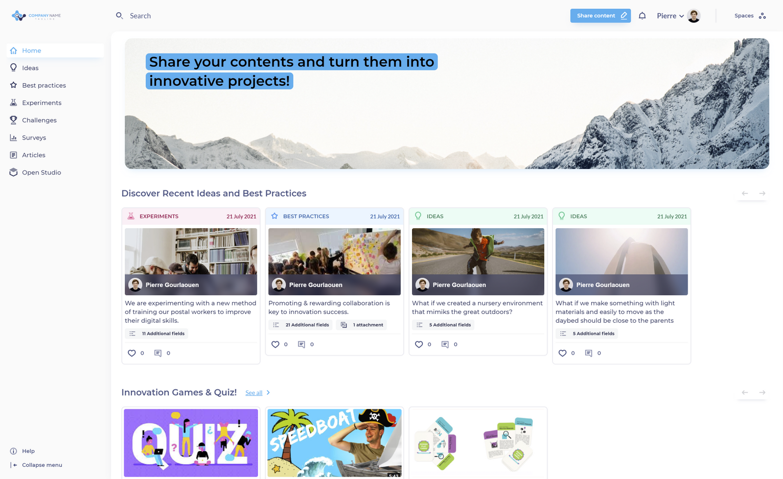 screenshot of Braineet Crowdsourcing
